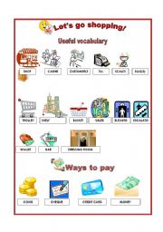 Shopping - Vocabulary