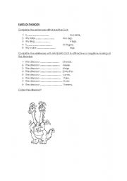 English worksheet: Parts of the body