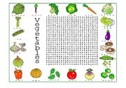 English Worksheet: Vegetables