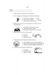 English worksheet: Panama