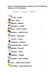 English worksheet: some nouns have only plural form in the Singular and in the Plural,and take a plural verb