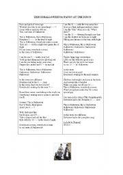 English worksheet: This is Halloween by Panic at the disco (song)