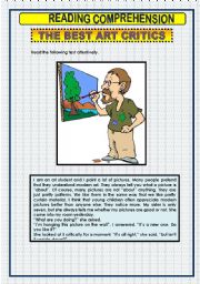 English Worksheet: READING COMPREHENSION - 