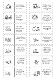 Present Perfect Continuous FOR/SINCE DOMINO