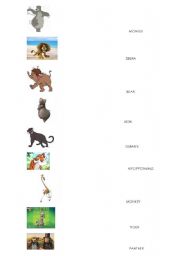 English Worksheet: Mammals