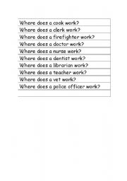 English Worksheet: spin B