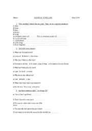 English worksheet: Run for your life
