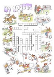 My Sports Crossword