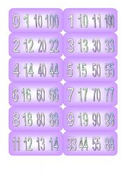 English Worksheet: Numbers spelling game