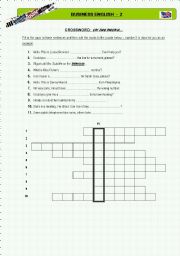 English Worksheet: Business English 2 - Crossword