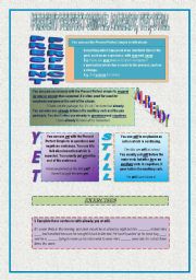 English Worksheet: PRESENT PERFECT SIMPLE: ALREADY, YET, STILL.