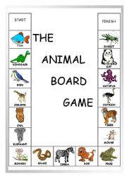 English worksheet: BOARD GAME