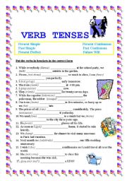 Verb Tenses Mix 