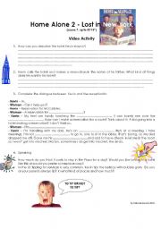 English Worksheet: HOME ALONE 2 - LOST IN NEW YORK