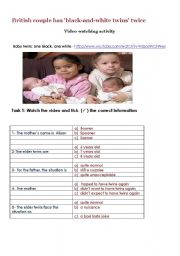 English Worksheet: Ebony and ivory (1)        2 pages