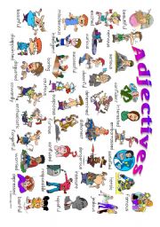 English Worksheet: Adjective Poster 5