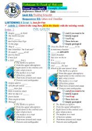 English Worksheet: Budding Scientist. The Earth. (Author-Bouabdellah)