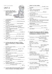 English Worksheet: Present Simple, Present Continuous and Present Perfect