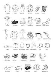 English Worksheet: Clothes