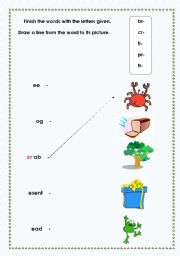 Initial consonant blends