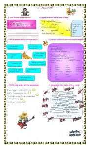 English Worksheet: second conditional song