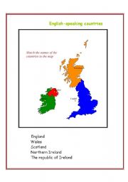 Activity on english-speaking countries