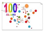 English Worksheet: 100 ESL GAMES