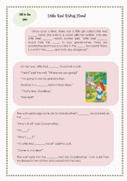 English Worksheet: The Big Bad Wolf