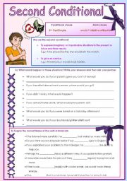 English Worksheet: Second Conditional