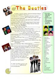 English Worksheet: The Beatles