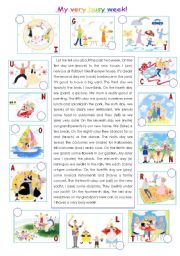 English Worksheet: Past simple worksheet for upper grades. (Solving a mystery word)