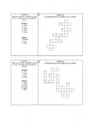 English worksheet: irregular verbs pairwork