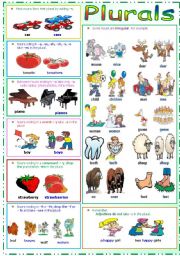 English Worksheet: Plurals