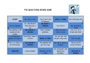 English Worksheet: The Questions board game