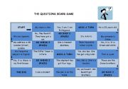 English Worksheet: The Questions board game