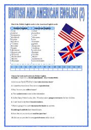 BRITISH AND AMERICAN ENGLISH(2)