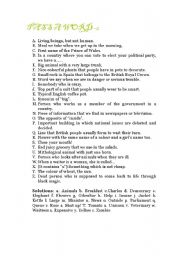 English Worksheet: Game:PASS A WORD -2