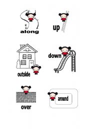 English Worksheet: Prepositions with picture 2