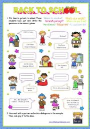 English Worksheet: Personal identification -  Elementary students