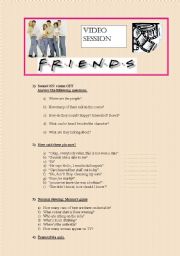 English Worksheet: Friends - 1 episode.