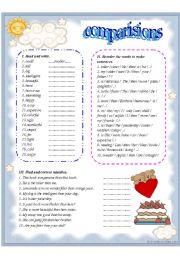 English Worksheet: comparision