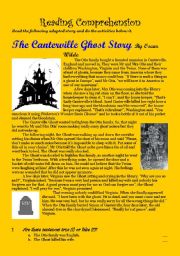 The Canterville Ghost Story: Reading Comprehension