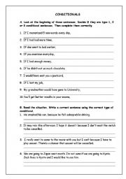 English Worksheet: Mixed Conditionals 