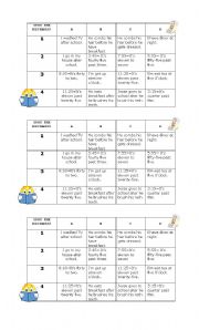 English Worksheet: Spot the mistakes-Game-like activity for revision