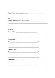 English worksheet: CONSEQUENCE GAME