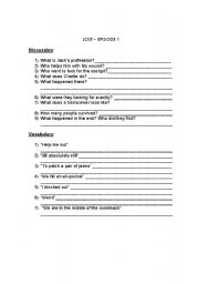 English worksheet: LOST - First chapter!