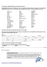 English worksheet: newspaper cloze