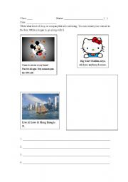 English Worksheet: Writing Advertisements