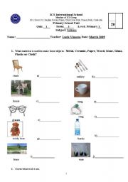 English Worksheet: quiz