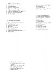 English Worksheet: diagnostic test